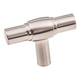 Hardware Resources 2" Overall Length Cabinet "T" Knob - Screws Included - Satin Nickel - 885L-SN