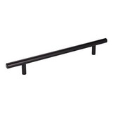Hardware Resources 272 mm (10-11/16") Overall Length 7/16" Diameter Steel Cabinet Bar Pull with Beveled Ends 192 mm center-to-center - Screws Included - Matte Black - 272MB