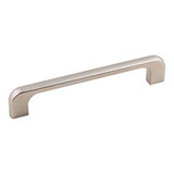 Hardware Resources 5-3/4" Overall Length Cabinet Pull - Screws Included - 128 mm center-to-center Holes - Satin Nickel - 264-128SN