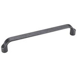 Hardware Resources 6-13/16" Overall Length Scroll Cabinet Pull - 160 mm center-to-center Holes - Screws Included - Gun Metal - 239-160DACM