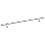 Hardware Resources (13-1/8") Overall Length 7/16" Diameter Hollow Stainless Steel Cabinet Bar Pull with Beveled Ends 256 mm center-to-center - Stainless Steel - 334SS