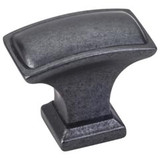 Hardware Resources 1-1/2" Overall Length Pillow Top Cabinet Knob - Screws Included - Gun Metal - 435L-DACM