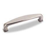 Hardware Resources 4-1/4" Overall Length Plain Square Cabinet Pull - 96 mm center-to-center Holes - Screws Included - Brushed Pewter - 1092BNBDL
