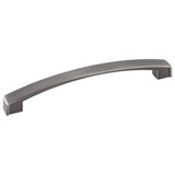 Hardware Resources 6-3/4" Overall Length Cabinet Pull - 160 mm center-to-center Holes - Screws Included - Brushed Pewter - 549-160BNBDL