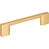 Hardware Resources 635-96BG 4-3/4" Overall Length Cabinet Pull - 96 mm center-to-center Holes - Screws Included - Brushed Gold