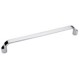 Hardware Resources 239-192PC 8-1/16" Overall Length Scroll Cabinet Pull - 192 mm center-to-center - Screws Included - Polished Chrome