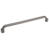 Hardware Resources 8-1/16" Overall Length Scroll Cabinet Pull - 192 mm center-to-center- Screws Included - Brushed Pewter - 239-192BNBDL