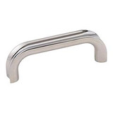 Hardware Resources 667-3NI 3-7/16" Overall Length Cabinet Pull - Screws Included - Polished Nickel