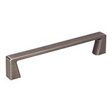 Hardware Resources Overall Length Cabinet Pull - 96mm center-to-center Holes - Brushed Pewter - 177-128BNBDL