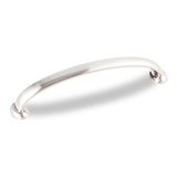 Hardware Resources 5-5/8" Overall Length Cabinet Pull - Screws Included - 128 mm center-to-center Holes - Satin Nickel - 650-128SN