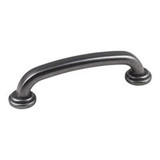 Hardware Resources 4-5/8" Overall Length Gavel Cabinet Pull - 96 mm center-to-center Holes - Screws Included - Gun Metal - 527DACM
