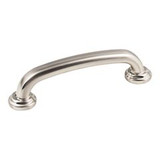 Hardware Resources 4-5/8" Overall Length Gavel Cabinet Pull - 96 mm center-to-center Holes - Screws Included - Satin Nickel - 527SN