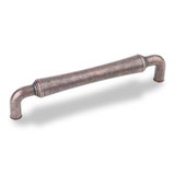 Hardware Resources 537-128DMAC 5-7/16" Overall Length Gavel Cabinet Pull - Screws Included - 128 mm center-to-center Holes - Distressed Oil Rubbed Bronze