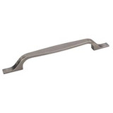 Hardware Resources 9" Overall Length Cabinet Pull - 160 mm center-to-center Holes - Screws Included - Brushed Pewter - 382-160BNBDL