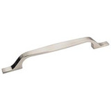 Hardware Resources 382-160SN 9" Overall Length Cabinet Pull - 160 mm center-to-center Holes - Screws Included - Satin Nickel