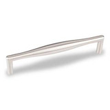 Hardware Resources Z500-128SN 5-5/8" Overall Length Cabinet Pull - Screws Included - 128 mm center-to-center Holes - Satin Nickel