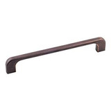 Hardware Resources 7" Overall Length Cabinet Pull - 160 mm center-to-center Holes - Screws Included - Brushed Oil Rubbed Bronze - 264-160DBAC