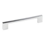 Hardware Resources 5-7/8" Overall Length Cabinet Pull - Screws Included - 128 mm center-to-center Holes - Polished Chrome - 635-128PC