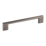 Hardware Resources 635-128BNBDL 5-7/8" Overall Length Cabinet Pull - Screws Included - 128 mm center-to-center Holes - Brushed Pewter