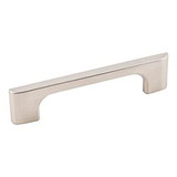 Hardware Resources 5-1/8" Overall Length Cabinet Pull - 96 mm center-to-center Holes - Screws Included - Satin Nickel - 286-96SN