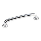 Hardware Resources 5-7/8" Overall Length Gavel Cabinet Pull - Screws Included - 128 mm center-to-center Holes - Polished Chrome - 527-128PC