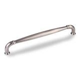 Hardware Resources 737-160BNBDL 6-3/4" Overall Length Cabinet Pull - 160 mm center-to-center Holes - Screws Included - Brushed Pewter