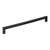 Hardware Resources 233mm Overall Length Square Cabinet Bar Pull 224 mm center-to-center - Screws Included - Matte Black - 625-224MB