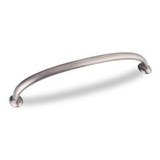 Hardware Resources 6-15/16" Overall Length Cabinet Pull - 160 mm center-to-center Holes - Screws Included - Brushed Pewter - 650-160BNBDL