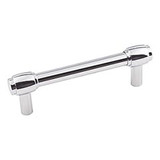 Hardware Resources 885-96PC 4-3/4" Overall Length Cabinet Pull - 96 mm center-to-center Holes - Screws Included - Polished Chrome