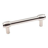 Hardware Resources 4-3/4" Overall Length Cabinet Pull - 96 mm center-to-center Holes - Screws Included - Polished Nickel - 885-96NI