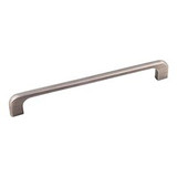 Hardware Resources 8-1/4" Overall Length Cabinet Pull - 192 mm center-to-center - Screws Included - Brushed Pewter - 264-192BNBDL