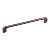 Hardware Resources 264-192DBAC 8-1/4" Overall Length Cabinet Pull - 192 mm center-to-center - Screws Included - Brushed Oil Rubbed Bronze