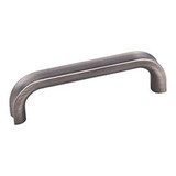 Hardware Resources 667-96BNBDL 4-3 /16" Overall Length Cabinet Pull - 96 mm center-to-center Holes - Screws Included - Brushed Pewter