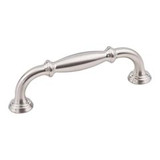 Hardware Resources 658-96SN 4-1/2" Overall Length Cabinet Pull - 96 mm center-to-center Holes - Screws Included - Satin Nickel