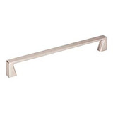 Hardware Resources 177-192SN 8-5/16" Overall Length Cabinet Pull - 96mm center-to-center Holes