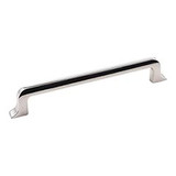 Hardware Resources 7-1/2" Overall Length Cabinet Pull - 160 mm center-to-center Holes - Screws Included - Polished Nickel - 839-160NI