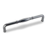Hardware Resources 6-3/4" Overall Length Cabinet Pull - 160 mm center-to-center Holes - Screws Included - Gun Metal - Z290-160-DACM