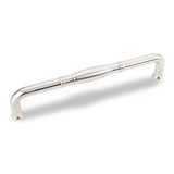 Hardware Resources 6-3/4" Overall Length Cabinet Pull - 160 mm center-to-center Holes - Screws Included - Satin Nickel - Z290-160-SN