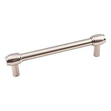 Hardware Resources 6" Overall Length Cabinet Pull - Screws Included - 128 mm center-to-center Holes - Satin Nickel - 885-128SN