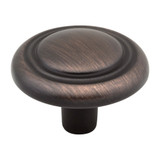 Hardware Resources 202DBAC-R 10-Pack of 1-1/4" Diameter Cabinet Knobs - Screws Included - Brushed Oil Rubbed Bronze