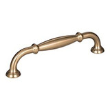 Hardware Resources 658-128SBZ 5-13/16" Overall Length Cabinet Pull - Screws Included - 128 mm center-to-center Holes - Satin Bronze