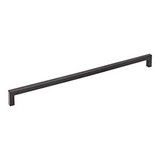Hardware Resources 329mm Overall Length Square Cabinet Bar Pull - 320mm center-to-center Holes - Screws Included - Matte Black - 625-320MB