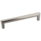 Hardware Resources 259-128SN 5-7/16" Overall Length Cabinet Pull - Screws Included - 128 mm center-to-center Holes - Satin Nickel