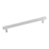 Hardware Resources 8-13/16" Overall Length Square Bar Pull - 192 mm center-to-center - Screws Included - Polished Chrome - 293-192PC