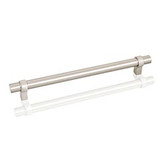 Hardware Resources 9-1/8" Overall Length Bar Cabinet Pull - 192 mm center-to-center Holes - Screws Included - Satin Nickel - 5192SN
