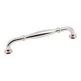 Hardware Resources 7-1/16" Overall Length Cabinet Pull - 160 mm center-to-center Holes - Screws Included - Polished Nickel - 658-160NI