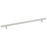 Hardware Resources 763 mm (30-1/16") Overall Length 7/16" Diameter Steel Cabinet Bar Pull with Beveled Ends- 673 mm center-to-center Holes - Screws Included - Satin Nickel - 763SN