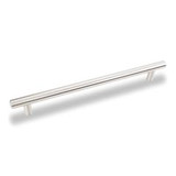 Hardware Resources 530SN 530 mm (20-7/8") Overall Length 9/16" Diameter Steel Cabinet Bar Pull - 480 mm center-to-center - Screws Included - Satin Nickel