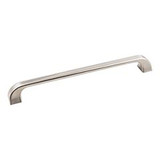 Hardware Resources 9-3/4" Overall Length Cabinet Pull 224 mm center-to-center - Screws Included - Satin Nickel - 972-224SN