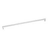 Hardware Resources 457mm Overall Length Square Cabinet Bar Pull - 448mm center-to-center - Matte Silver - 625-448MS